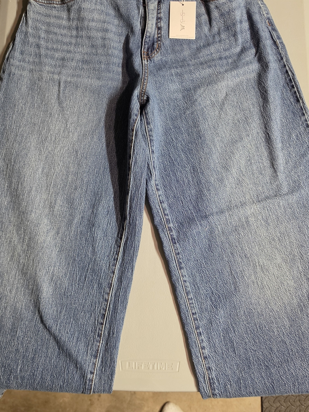 Jessica Simpson Light Blue Wide Leg Jeans for Women